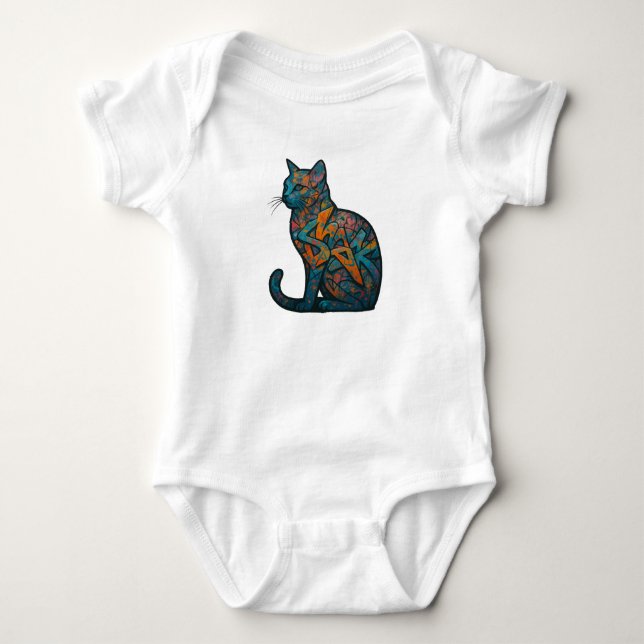  Feline Inferno   Baby Bodysuit (Front)