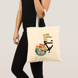 Feline Journey Joy Tote Bag
