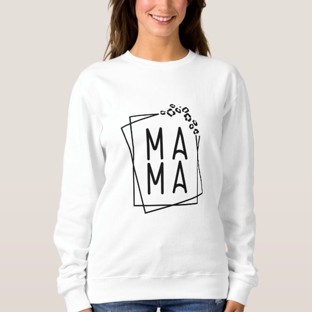 Feline Mama Sweater- Premium Blend Sweatshirt (Front)