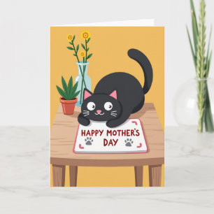 Feline Mothers Day Celebration Card
