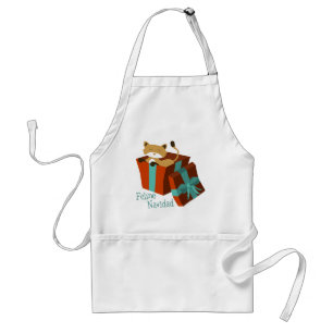 Feline Navidad Standard Apron