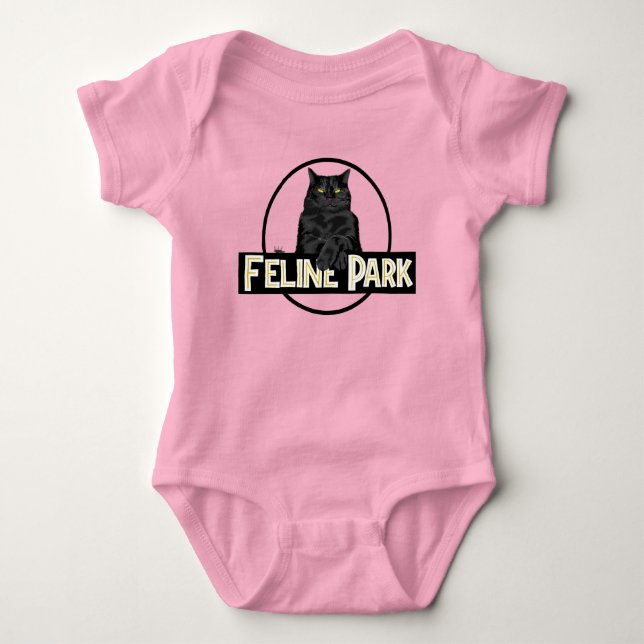 Feline Park Baby Bodysuit (Front)