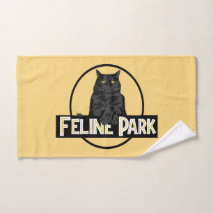 Feline Park Hand Towel