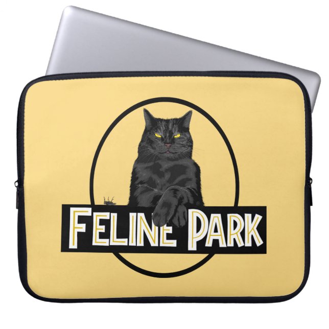 Feline Park Laptop Sleeve (Front)