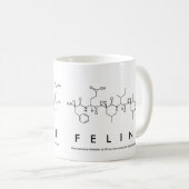 Feline peptide name mug (Front Right)