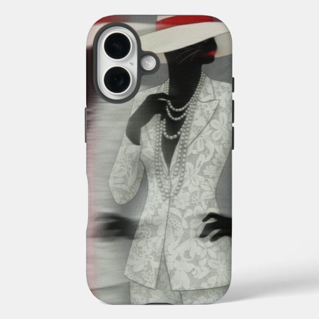 Feline persona Lady Phone Case (Back)
