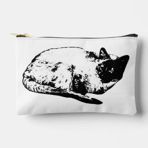 Feline poise, winter edition accessory pouch