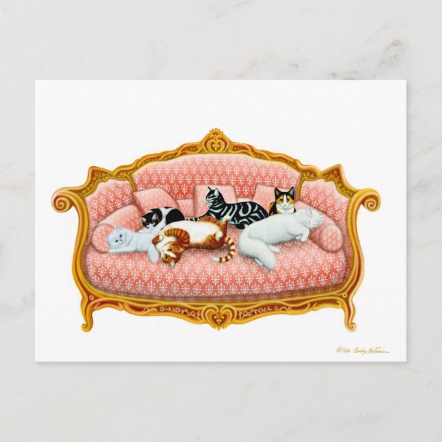Feline Royalty Postcard (Front)