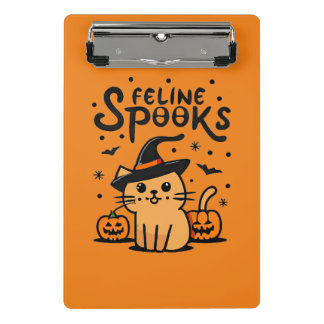 Feline Spooks Mini Clipboard