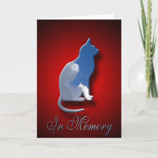 Feline Sympathy Card | In Memory Of Cat