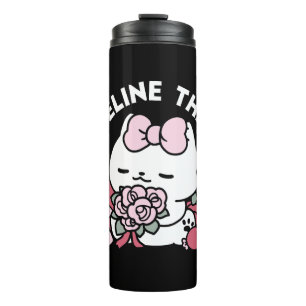 Feline the Love - Cute Valentine’s Cat Design Thermal Tumbler