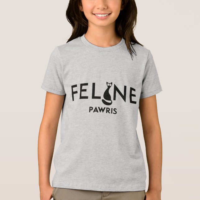 Feline Tri-Blend Shirt (Front)