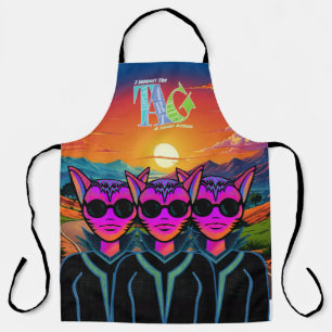 Feline trio apron