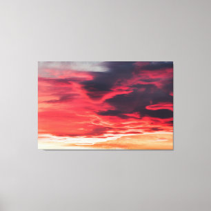 feline wave canvas print