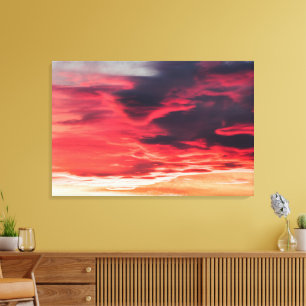 feline wave canvas print