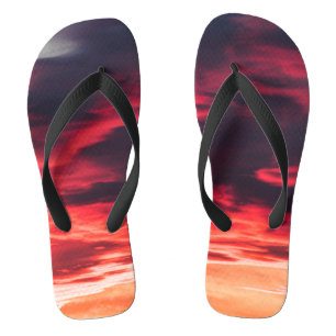 feline wave flip flops