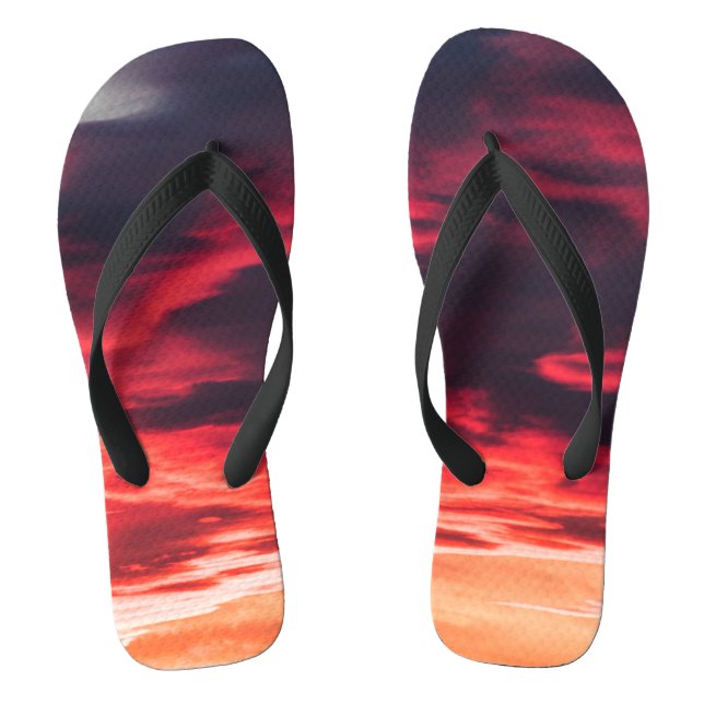feline wave flip flops (Footbed)