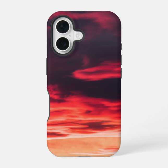 feline wave iPhone 16 case (Back)