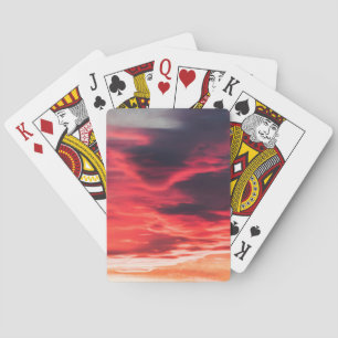 feline wave playing cards