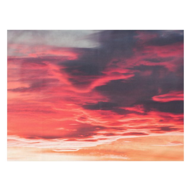 feline wave tablecloth (Front (Horizontal))