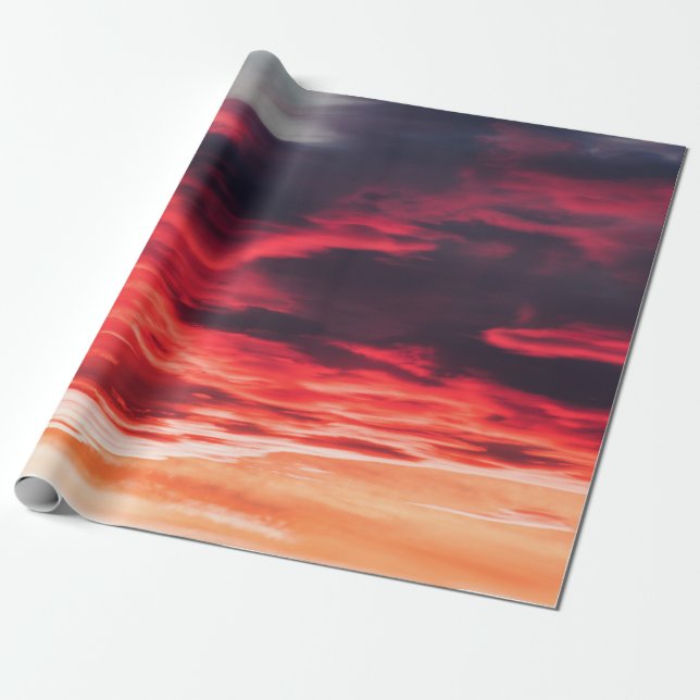 feline wave wrapping paper (Unrolled)