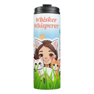 Feline Whisker Whisperers Are Special People Thermal Tumbler