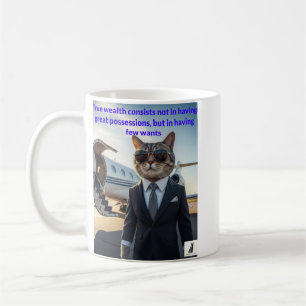 Feline Wisdom & Wealth - Catpitalist Mug