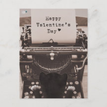 Felini Cat Typing Happy Valentine's Day -