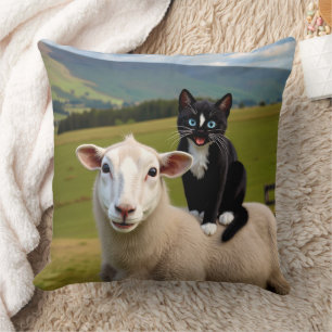 Felini’s Irish Ride – A Sheepish Adventure Cushion