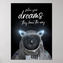 Felini Space Cat - Follow Your Dreams -
