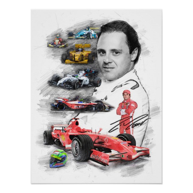 Felipe Massa Poster (Front)