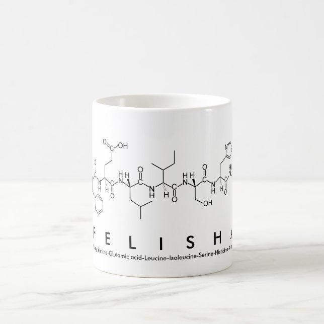 Felisha peptide name mug (Center)