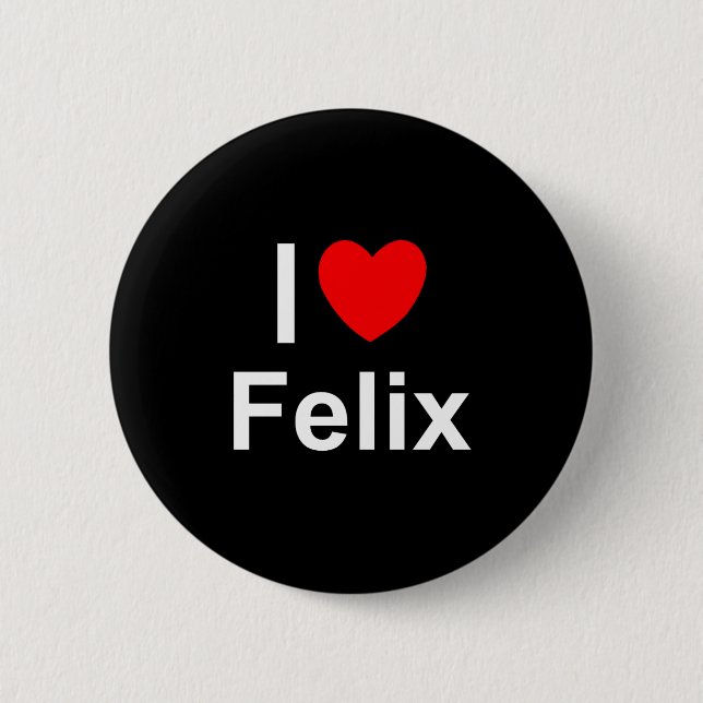 Felix 6 Cm Round Badge (Front)