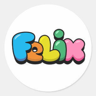 Felix Classic Round Sticker