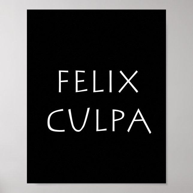 Felix culpa poster (Front)