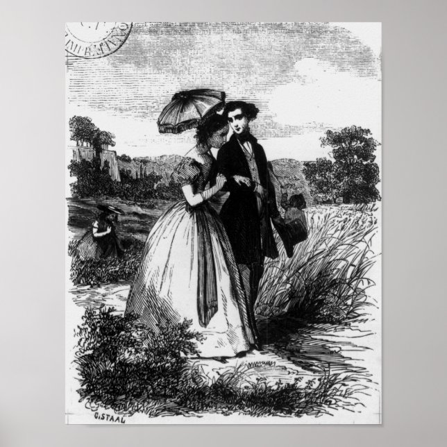 Felix de Vandenesse and Madame de Mortsauf Poster (Front)