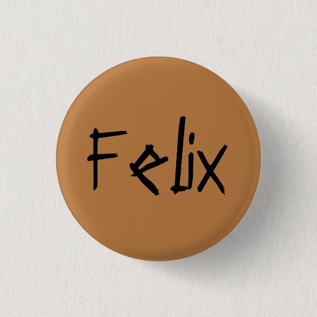 Felix from orphan Black--distressed font 3 Cm Round Badge (Front)