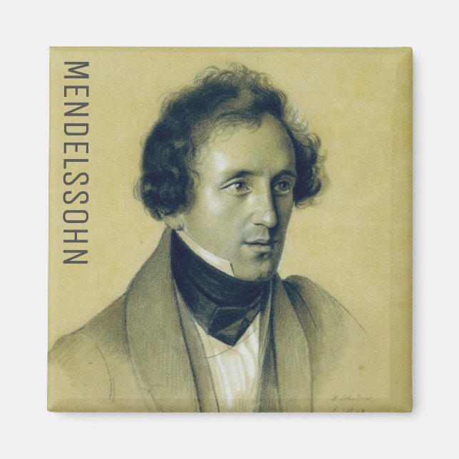 Felix Mendelssohn (1834) Magnet (Front)
