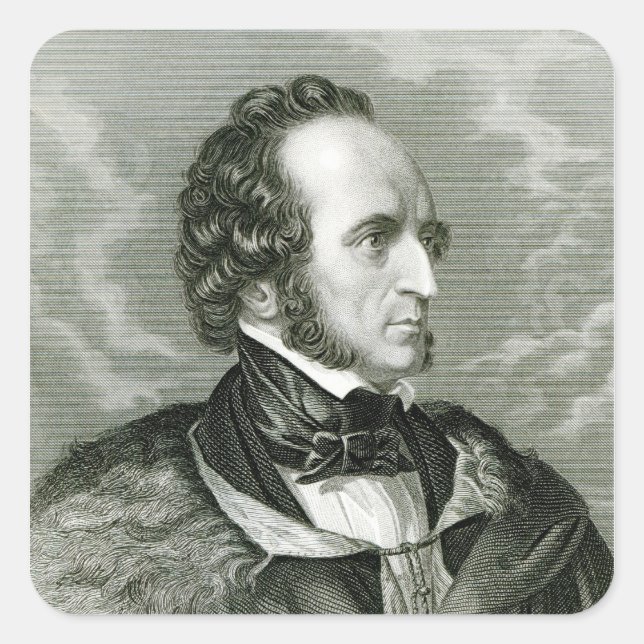 Felix Mendelssohn 2 Square Sticker (Front)