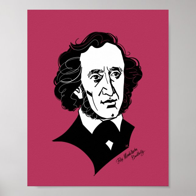 Felix Mendelssohn Bartholdy Poster (Front)