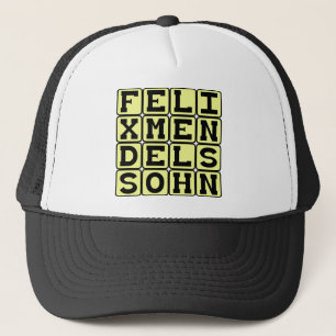 Felix Mendelssohn, German Composer Trucker Hat