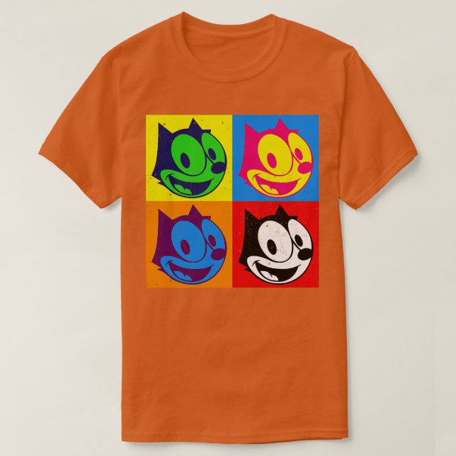 Felix The Cat Art T-Shirt (Design Front)