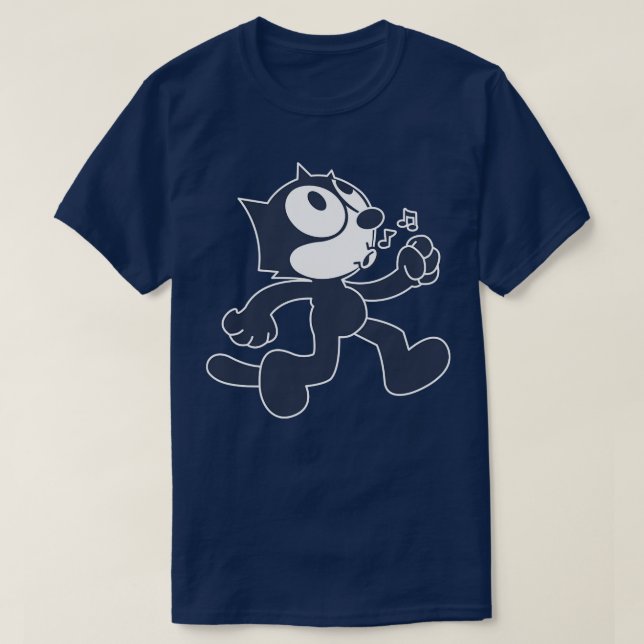 Felix the Cat Clean Transparent T-Shirt (Design Front)