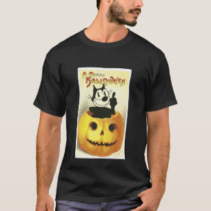 Felix The CAT Merch A Merry Halloween Fun T-Shirt