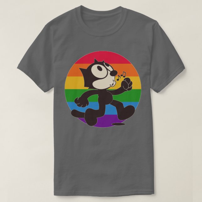 Felix the Cat PRIDE T-Shirt (Design Front)