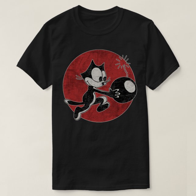 Felix The Cat with Bomb Classic T-Shirt (Design Front)