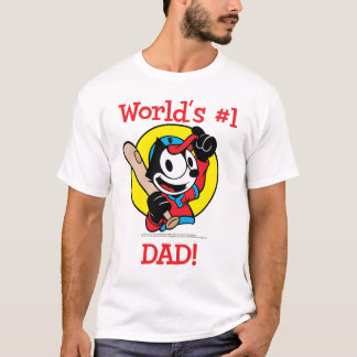 Felix the Cat World's # 1 Dad T-shirt