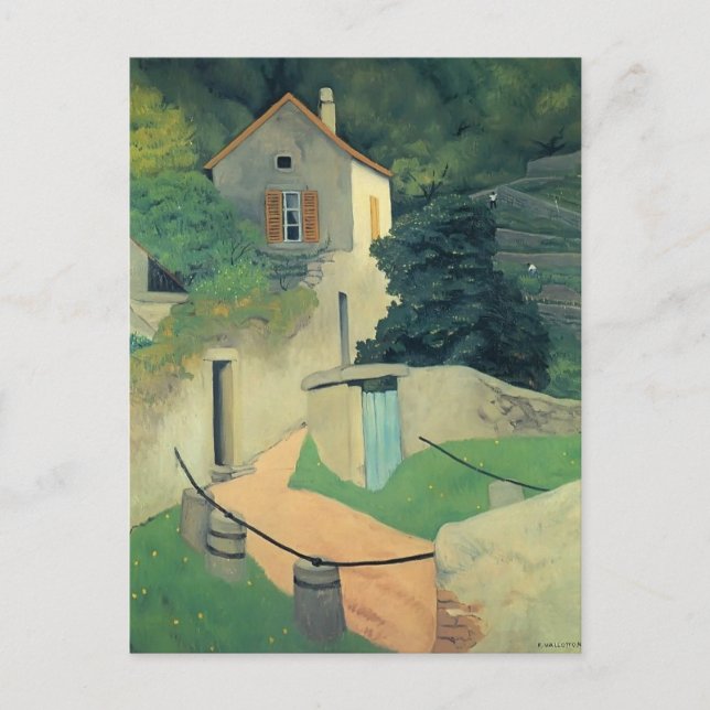Felix Vallotton - A Vallon Landscape Postcard (Front)
