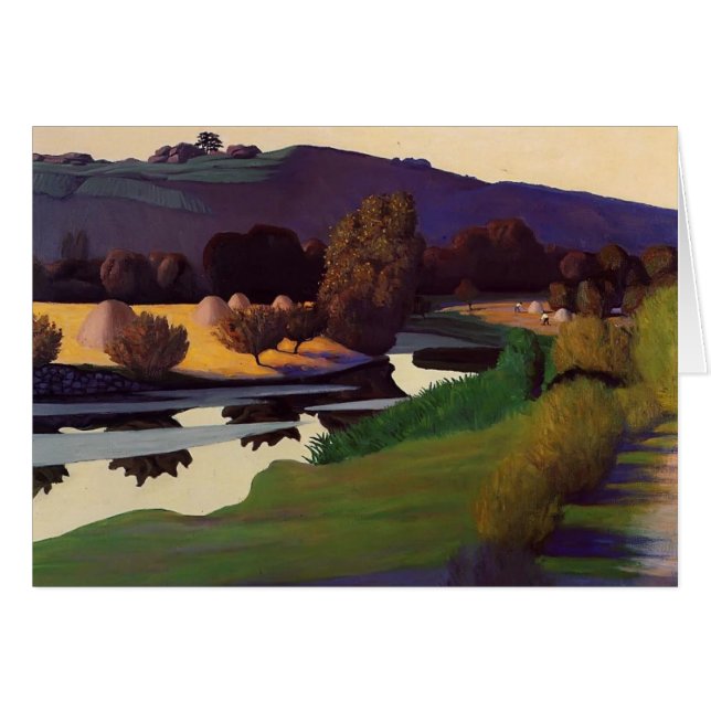 Felix Vallotton - Evening on the Loire (Front Horizontal)