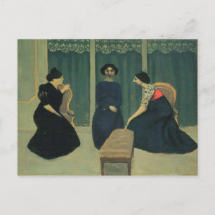 Felix Vallotton - Gossip Postcard